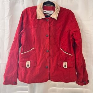 COLUMBIA River Resort Jacket With Leather Collar